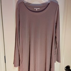 Skies are blue blush pink dress